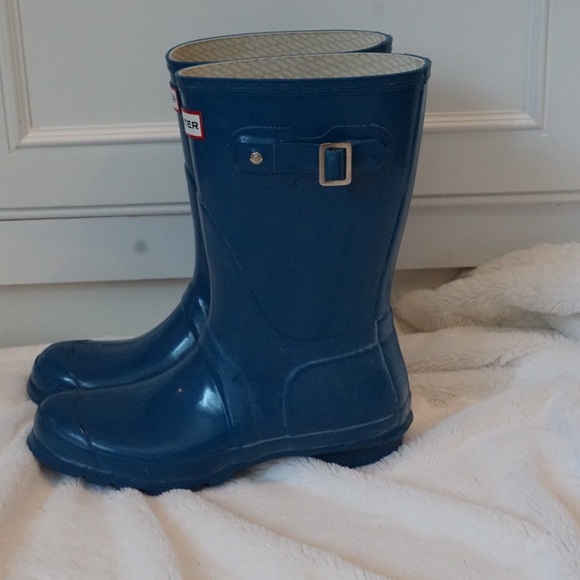 Blue Hunter boots - Picture 3 of 6